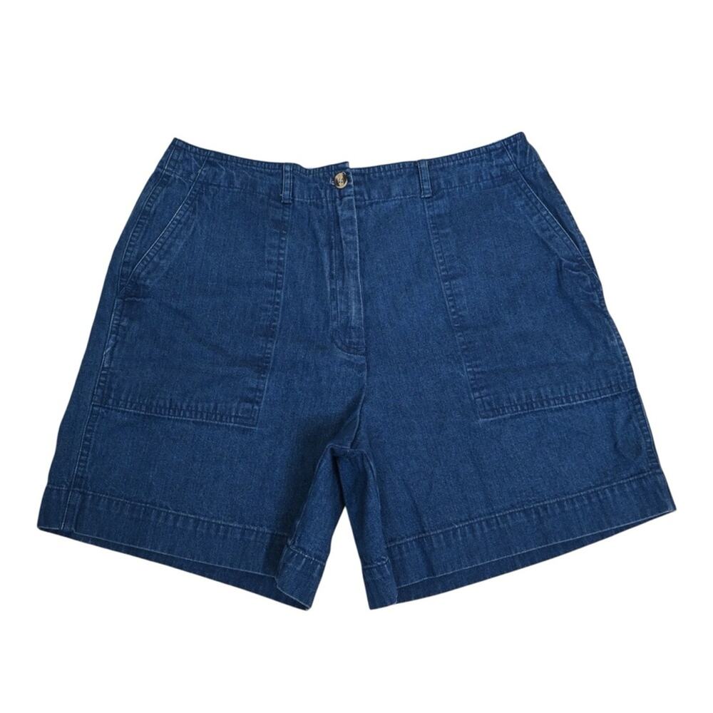 Talbots Petites Womens 12P Denim Jean Shorts